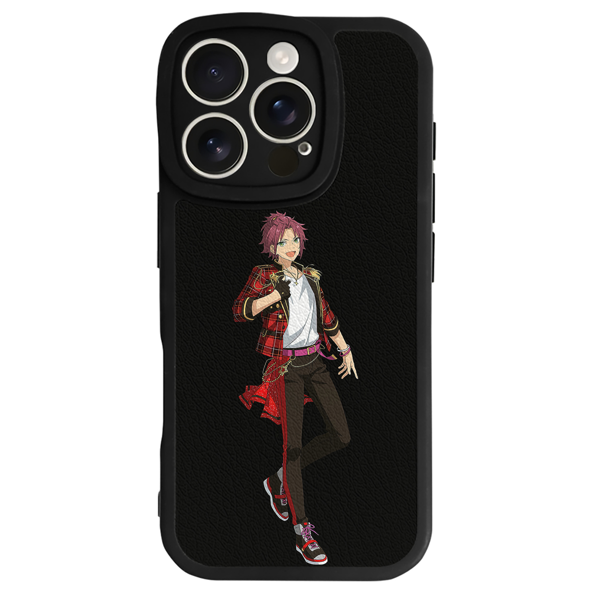 （画像用） あんさんぶるスターズ! Ensemble Stars 【iPhone 16シリーズ対応】シリコンスマホケース（レザー調） 材質：シリコン
